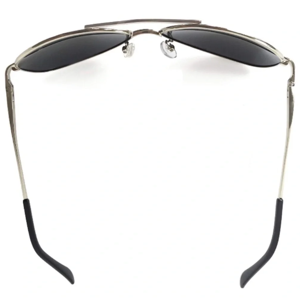 💥 SALE Mirrored Sunny Lens Gold Frame Aviator Sunglasses - Picture 3 of 3